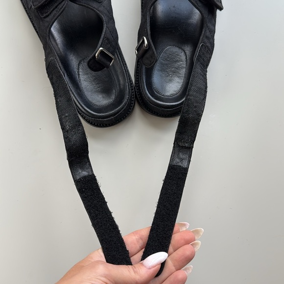 Chanel Quilted Dad Sandals, Black, Size 39.5 - Picture 14 of 17